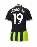 Manchester City Ilkay Gundogan #19 Bortedrakt Dame 2024-25 Korte ermer